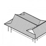 「撞木造り　しゅもくづくり」難しい屋根の専門用語をやさしく解説。今日の屋根用語！第５２日目