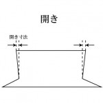 「開き　ひらき」難しい屋根の専門用語をやさしく解説。今日の屋根用語！第１１３日目