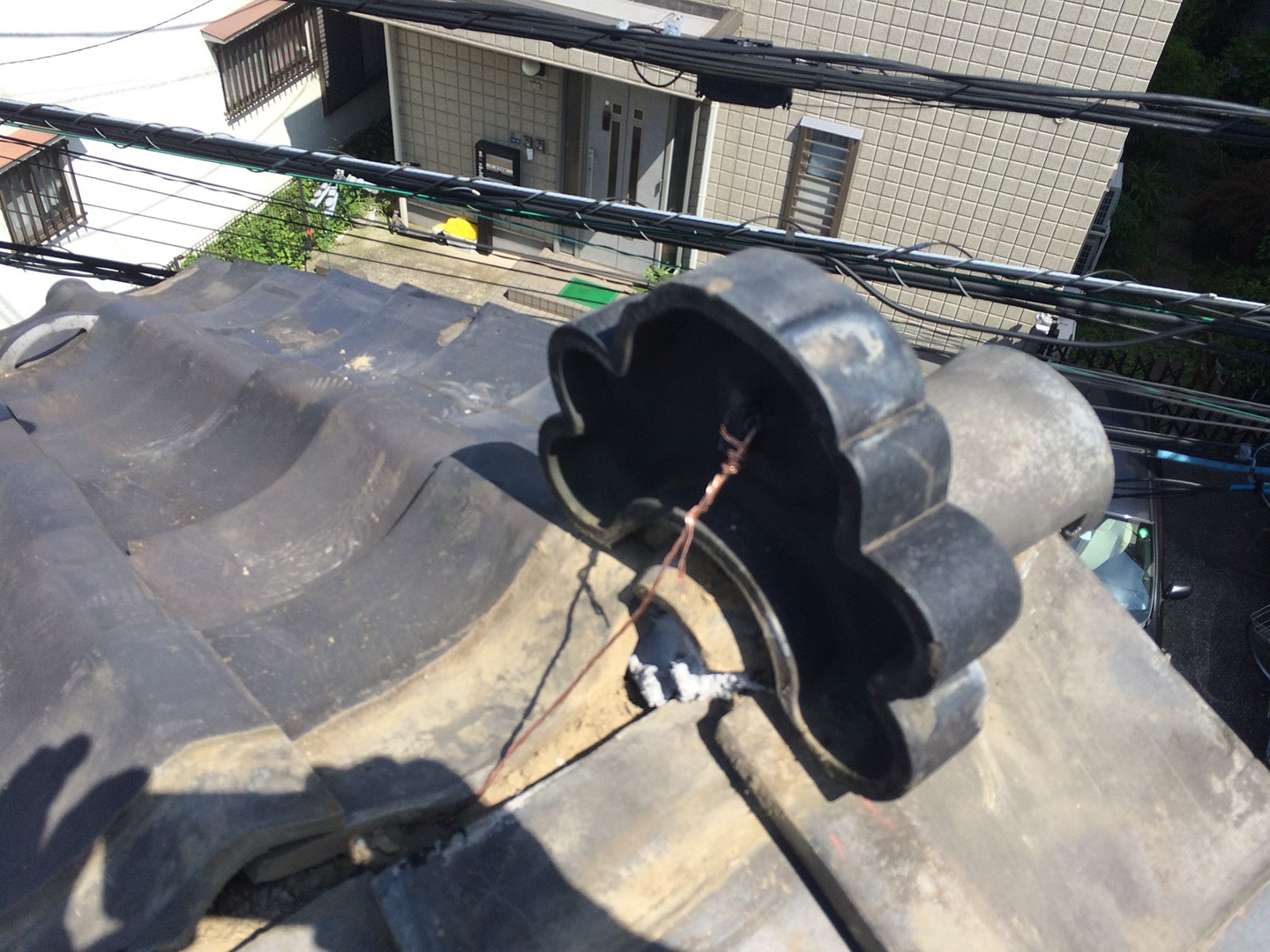 【東京都品川区】瓦屋根の雨漏り、部分修理工事の事例８