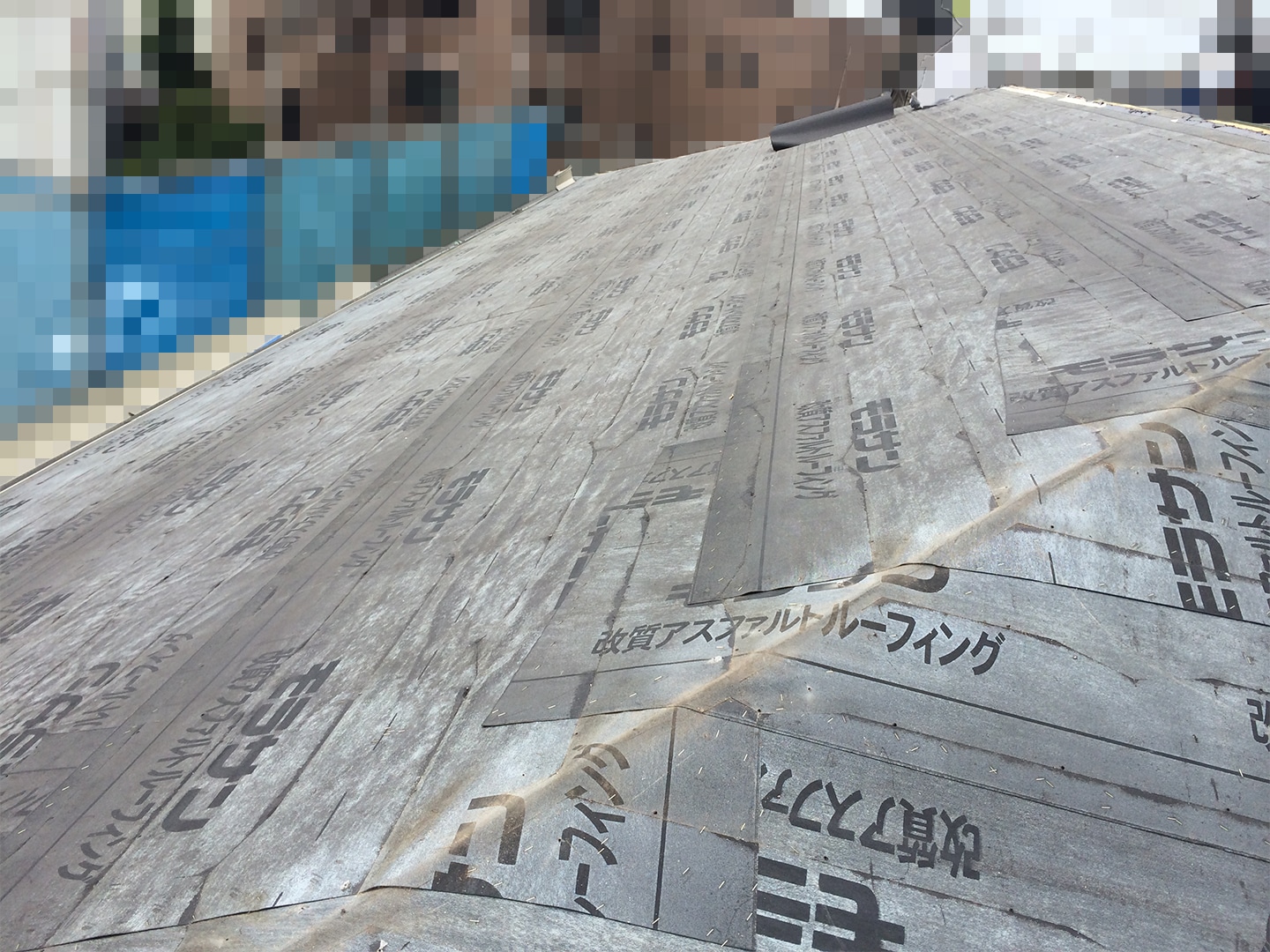 【東京都江戸川区】コロニアルクアッドからスーパートライ１１０サンレイへ。屋根葺き替え工事の事例４