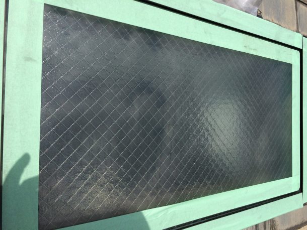 【東京都目黒区】天窓のガラスパッキン劣化による雨漏りの修理工事の事例７