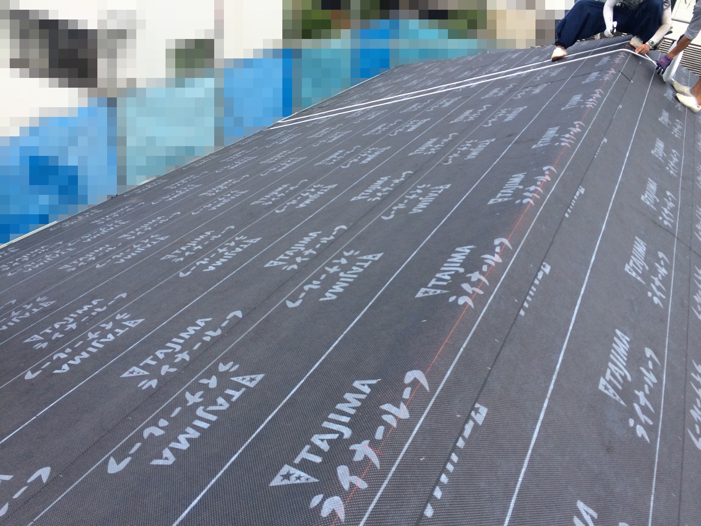 【東京都江戸川区】コロニアルクアッドからスーパートライ１１０サンレイへ。屋根葺き替え工事の事例１２