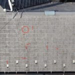 【埼玉県川口市】スレート屋根の点検、ひび割れ補修工事の事例