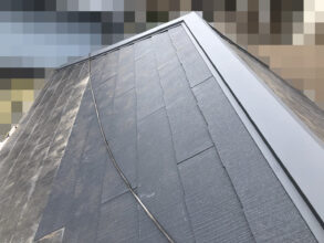 【東京都目黒区】天窓（トップライト）からの雨漏りにより、撤去工事の事例　新しい屋根材、棟