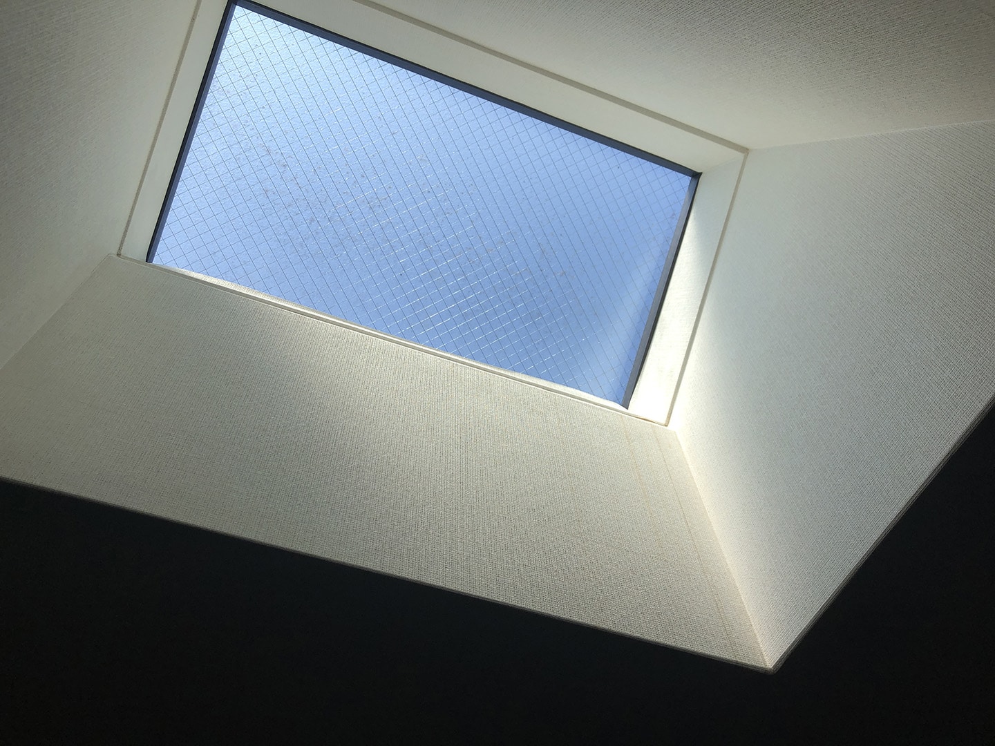 【東京都足立区】「 立山アルミ 」天窓のガラスパッキン劣化による雨漏りの修理工事の事例１