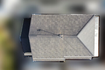 アスベスト入りのスレート屋根の点検事例
