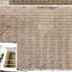 【品川区西大井】築１７年、アスベスト未使用のスレート屋根の剥がれ脱落で、屋根点検の事例