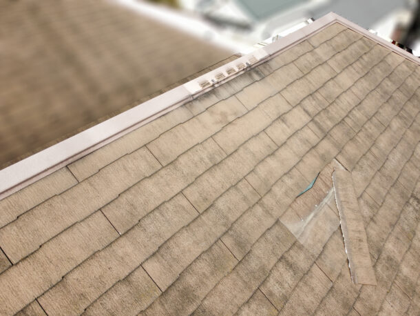 アスベスト未使用のスレート屋根の、災害予防パック
