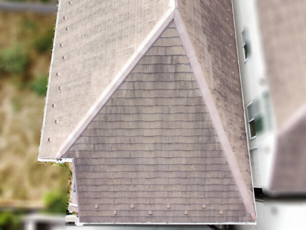 アスベスト未使用のスレート屋根の、災害予防パック