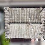 【品川区荏原】業者指摘の不安解消で、コンクリ瓦の屋根のドローン点検の事例