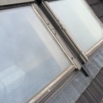 【雨漏り修理】隣り合ったトップライト（天窓）の繋ぎ目からの雨漏り屋根修理